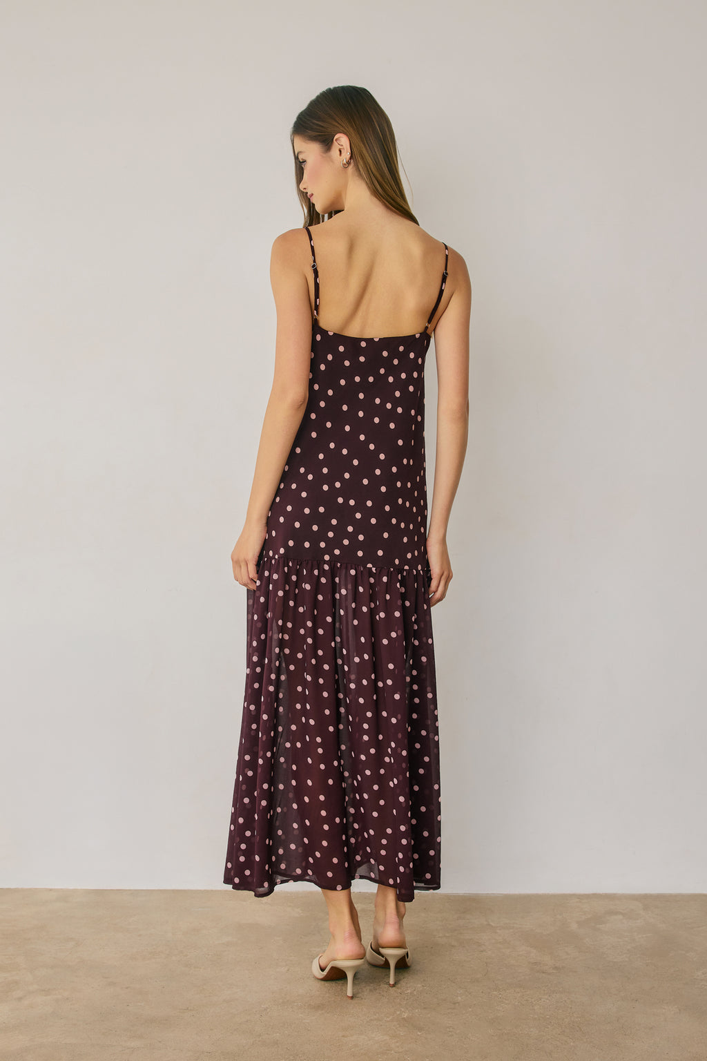 Polka Dot Maxi Dress