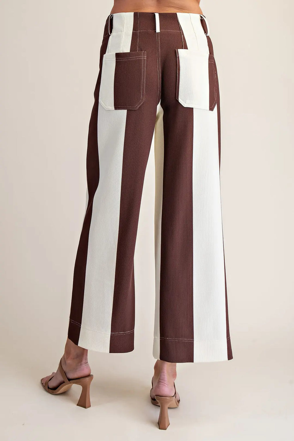 Colette Cropped Wide-Leg Stretch Pants