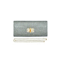 Metallic Chain Clutch Bag