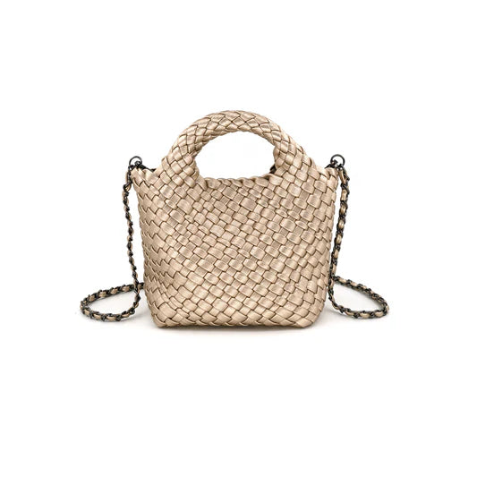 Woven Mini Crossbody Bag