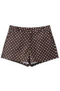 Brown Polka Dot Shorts