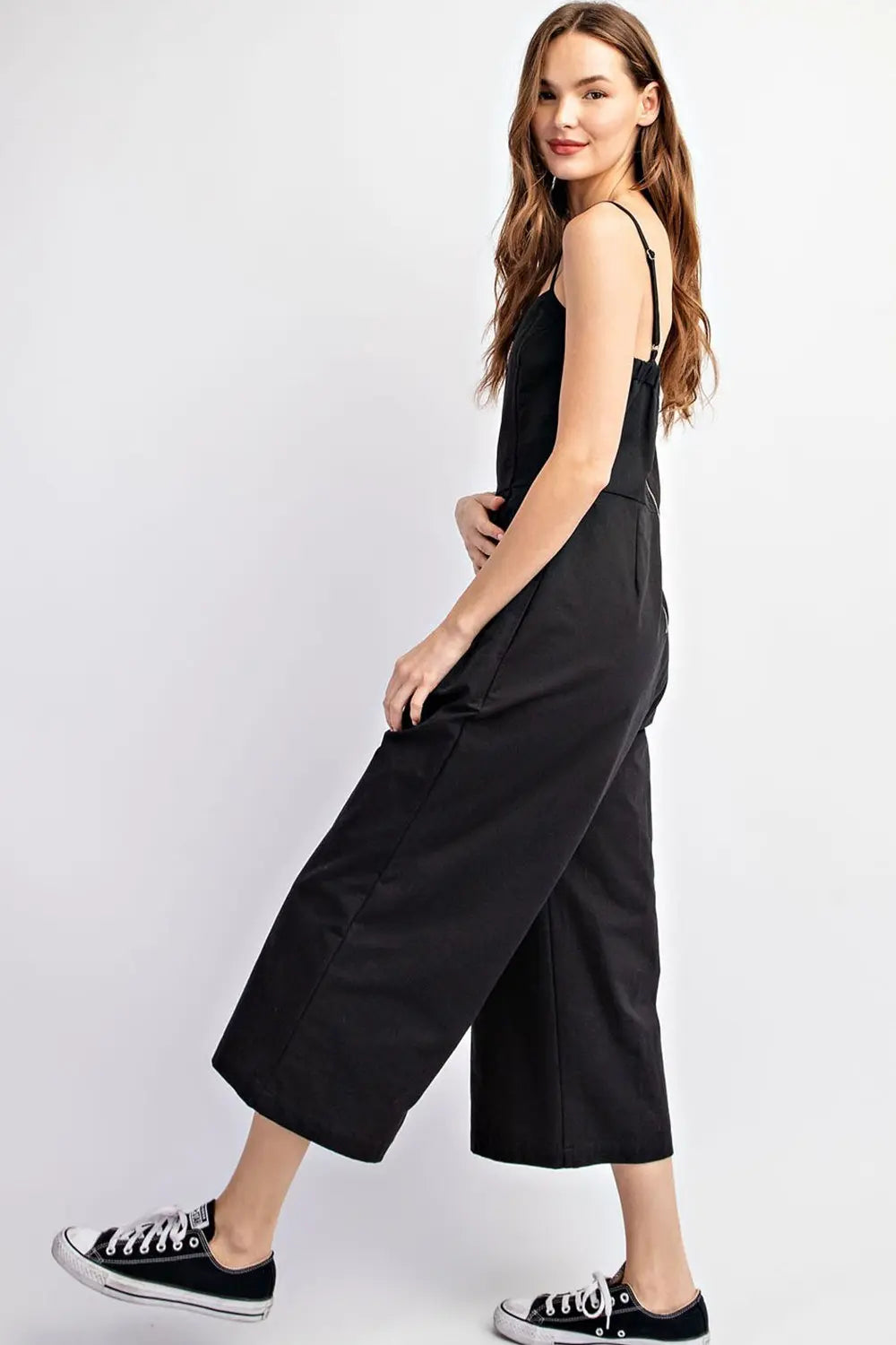 Wide Leg Jumpsuit Black