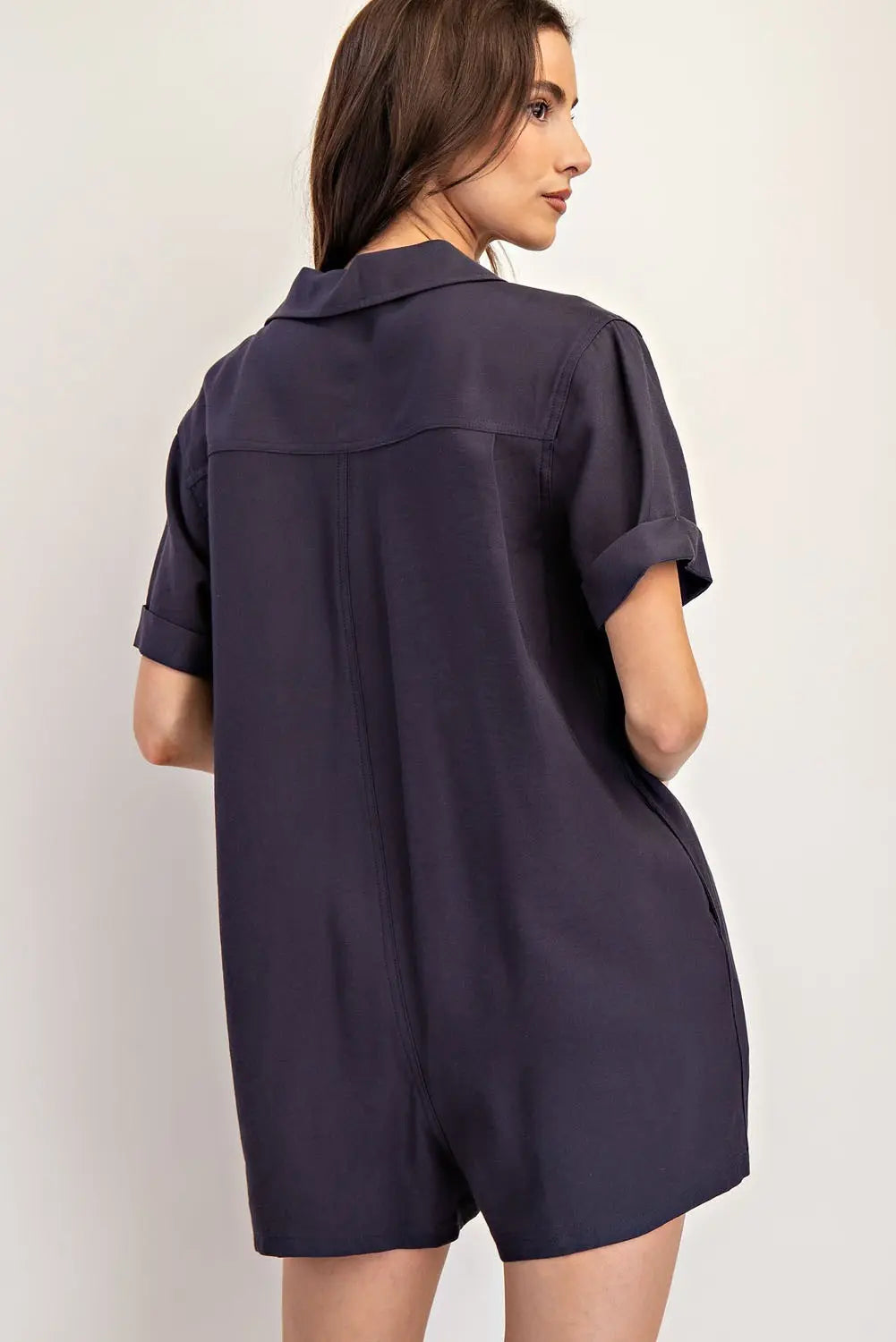 Button-Front Romper
