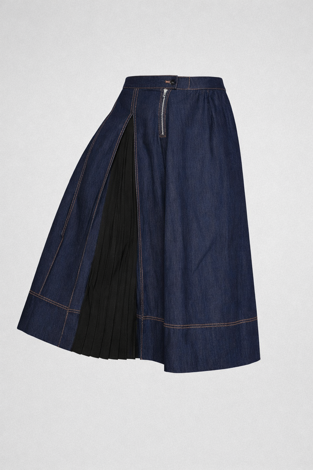 Denim Long Skirt