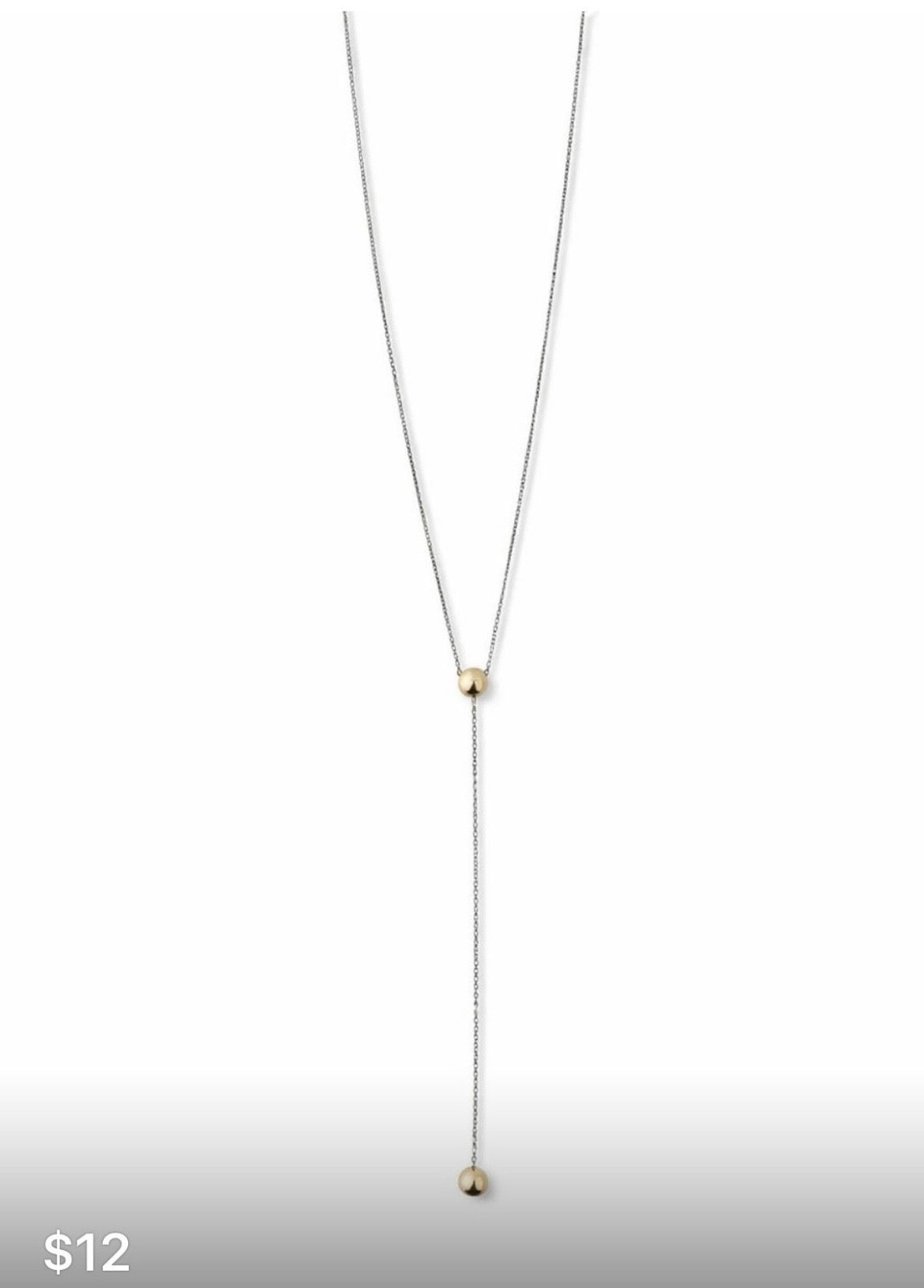 Lariat necklace