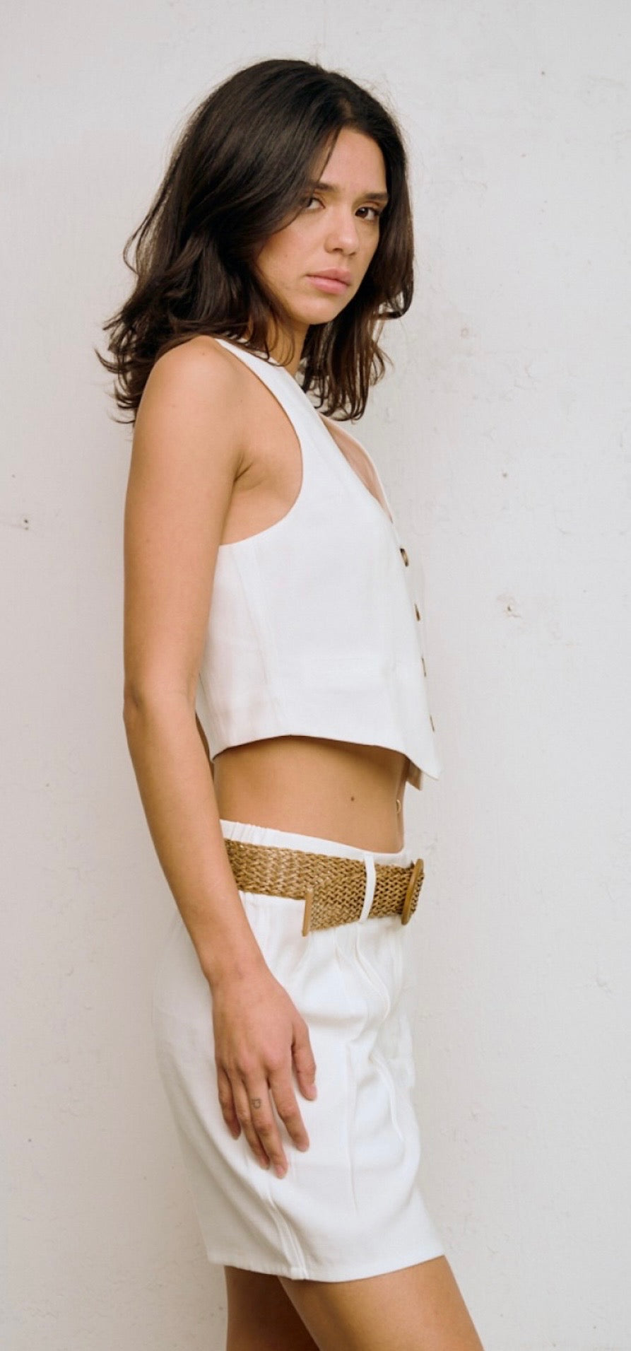 Bermuda Pant Set with Belt