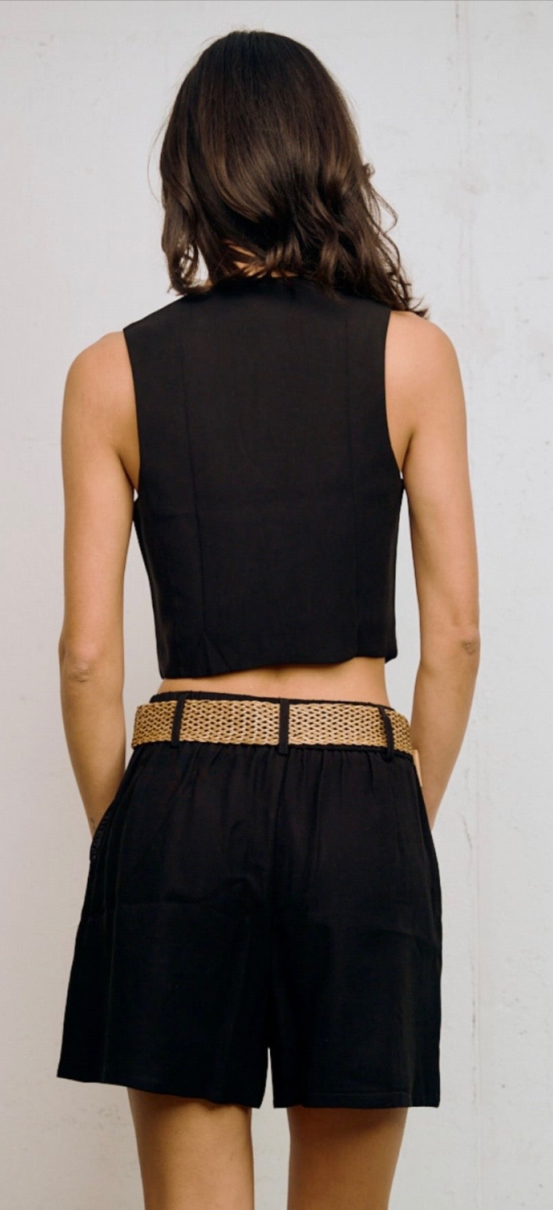 Bermuda Pant Set with Belt