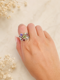 Multicolor Crystal Ring