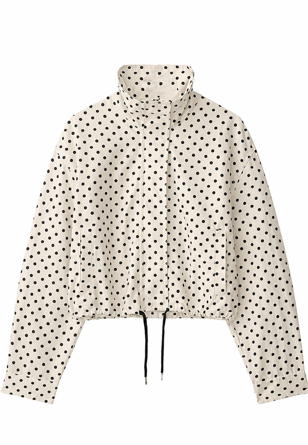 Polka Dots Cropped Jacket