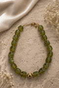 Green Resin Bead Necklace