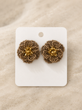 Beaded Stud Earrings