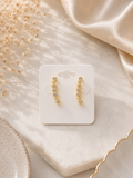 Gold Crystal Ear Earrings