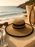 Wide Brim Straw Hat