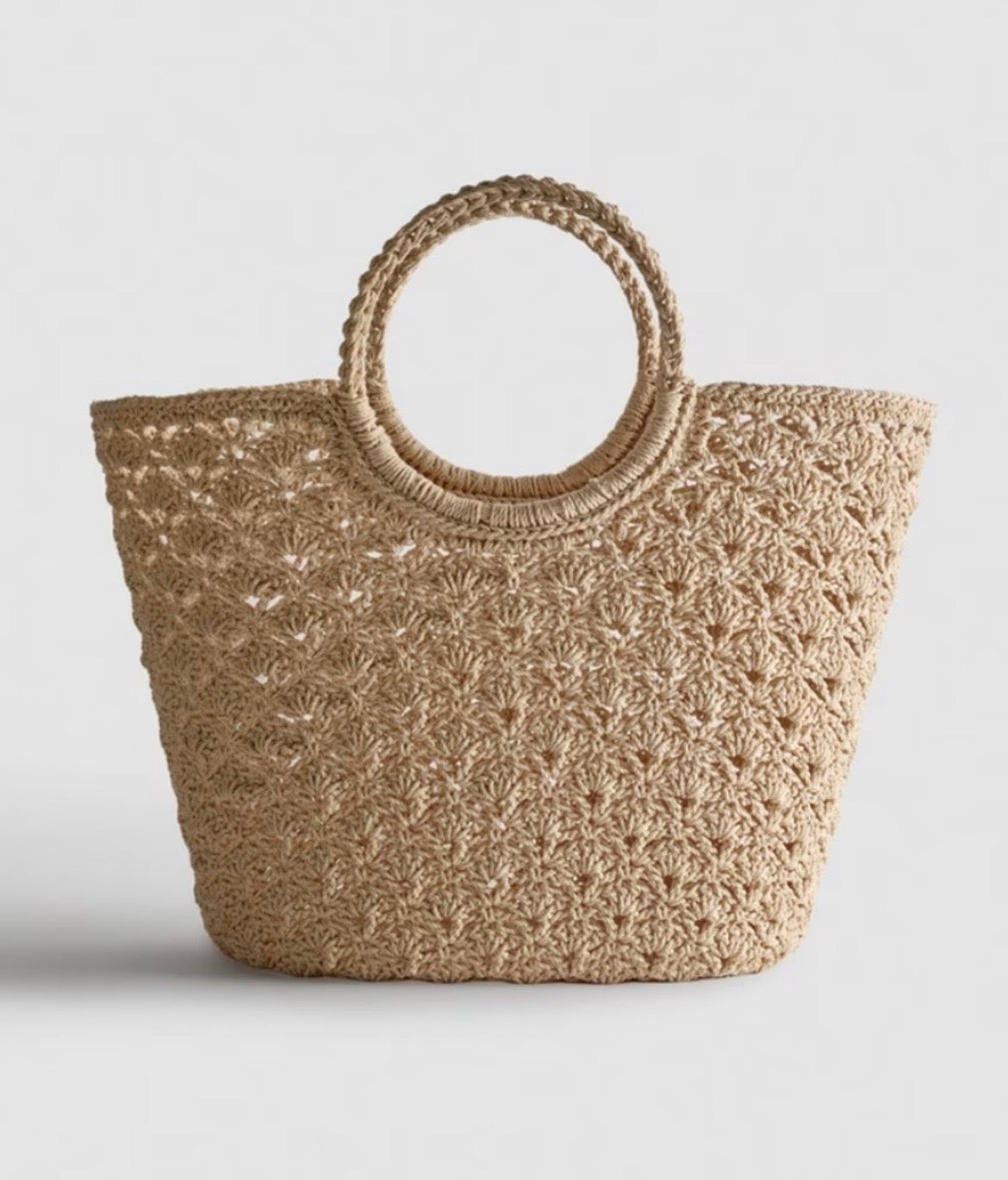 Straw Woven Tote Bag