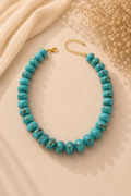 Turquoise Beaded Statement Necklace