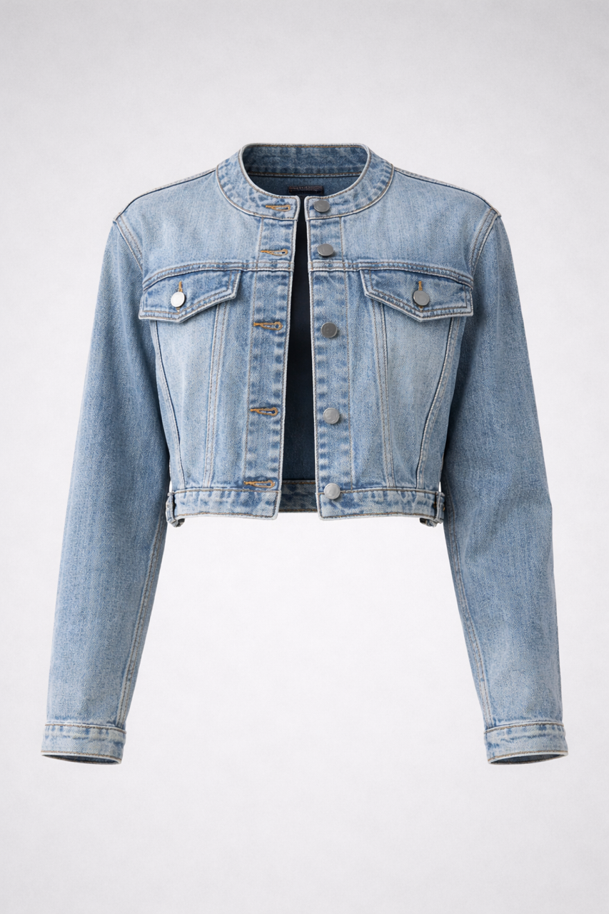 Collarless Jacket
