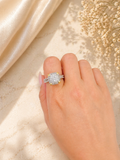 Square Rhinestone Ring