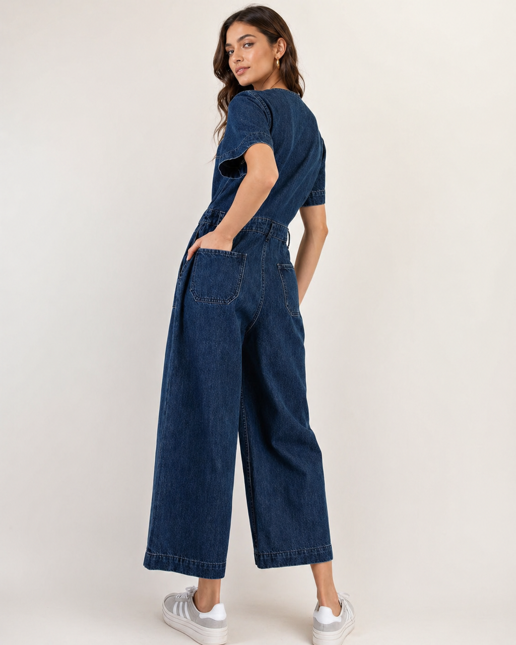 Stylish Blue Denim Jumpsuit