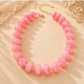 Pink Beaded Necklace