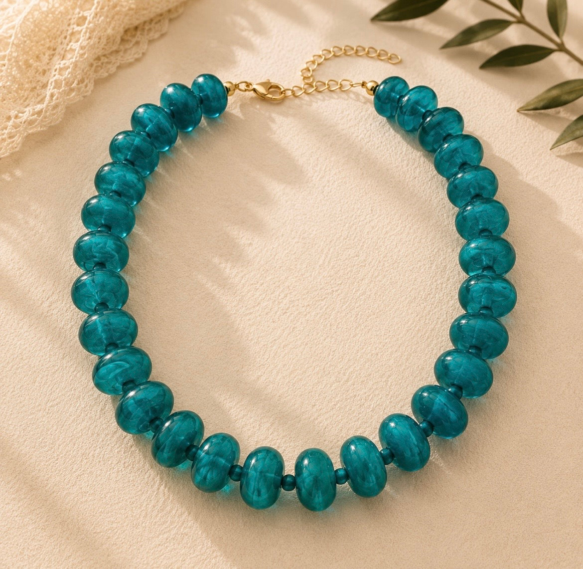 Turquoise Beaded Necklace