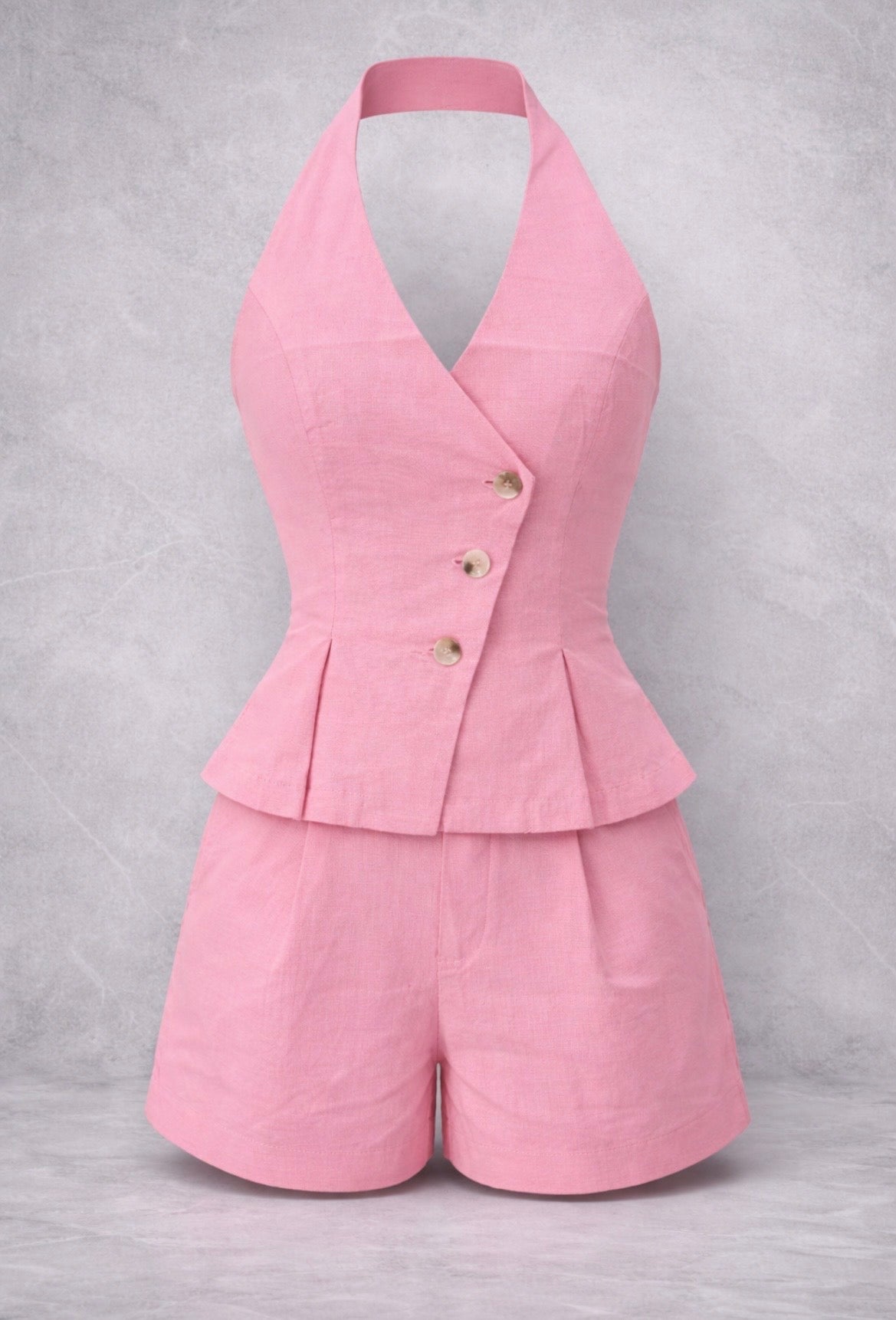 Halter Top Pants Set