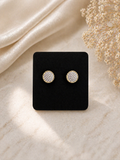 Round Stud Earrings
