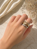 Two-Tone layered Ring