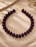 Purple Beaded Necklace
