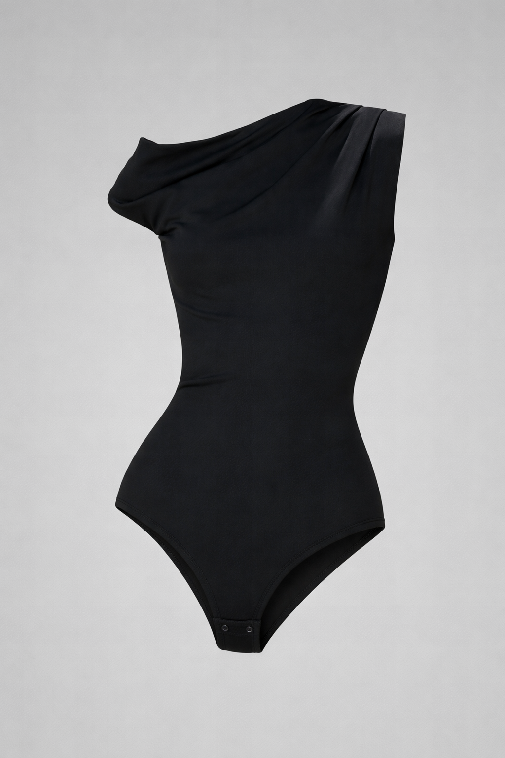 One Shoulder Bodysuit two color Black and Olive