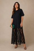 Maxi Dress w. Lace