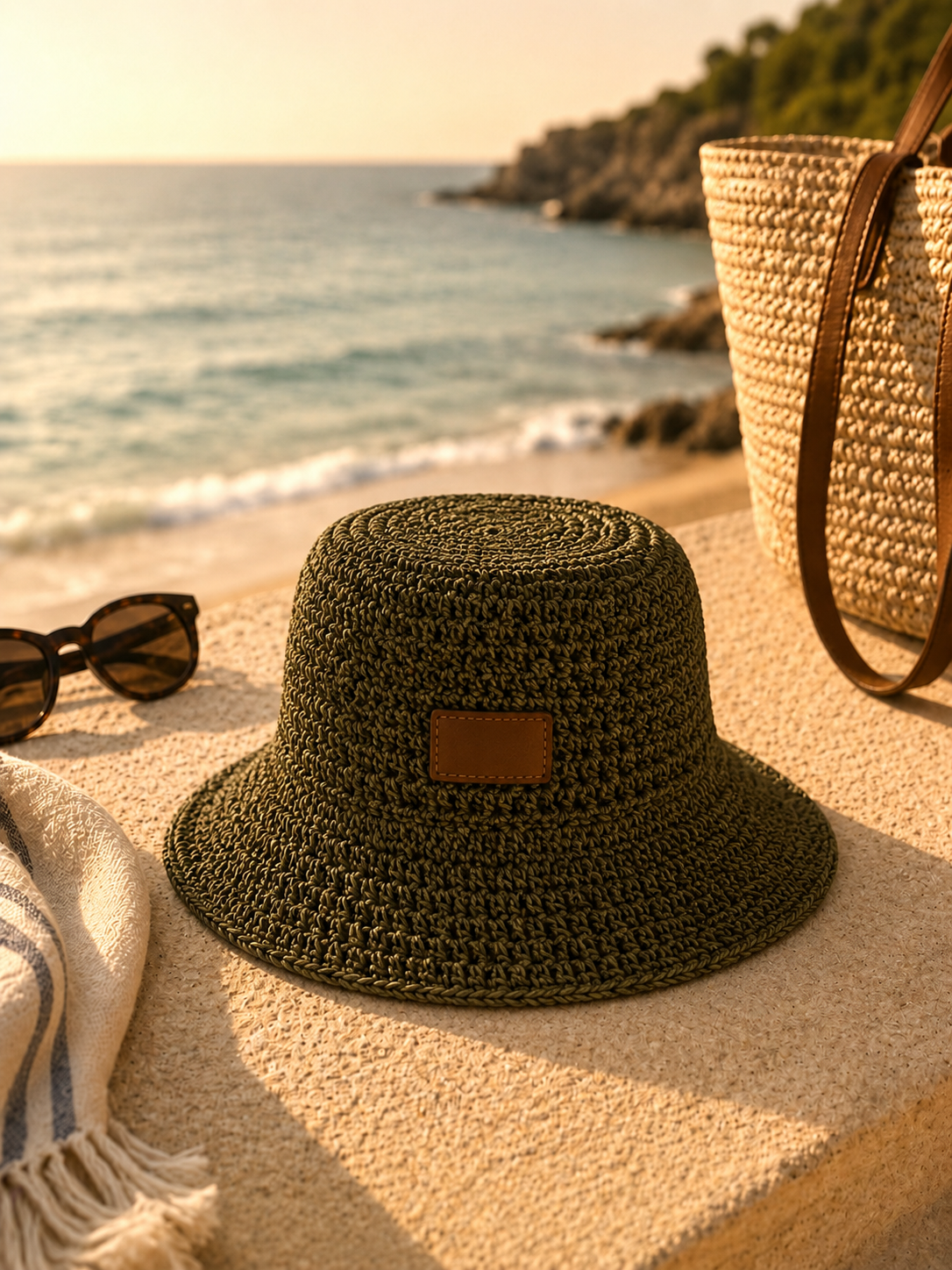 Woven Bucket Hat