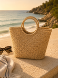Straw Woven Tote Bag